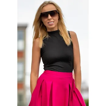 Jadberg Women Tričko bez rukávů-BETTY TOP-černý Velikost: M