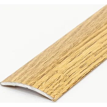 přechodová lišta Přechodová lišta samolepící 60mm / 2,7m hliník, DUB SVĚTLÝ dřevodekor