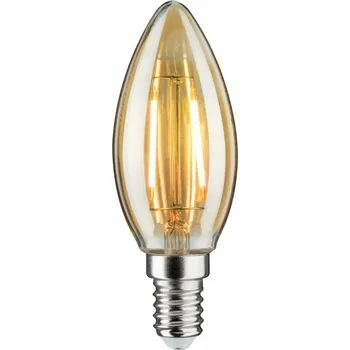 Žárovka PAULMANN LED svíčka 2W 1900K E14 zlatá pro Plug & Shine svítidla 24V DC 330028740
