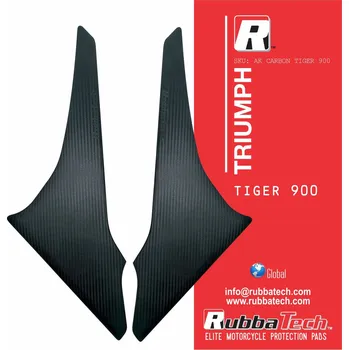 Polep vozidla Rubbatech Kneepads AK Carbon Triumph Tiger 900
