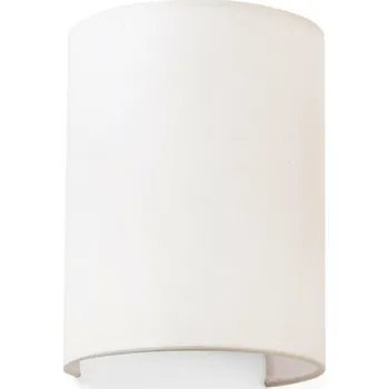 Nástěnné svítidlo FARO COTTON R kruhová nástěnná lampa, béžová, vertikální