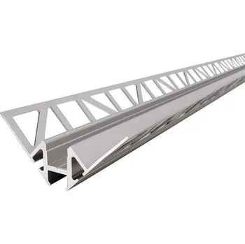 Stavební profil Light Impressions Reprofil dlaždicový profil roh vnitřní EV-01-08 stříbrná elox 3000 mm 975344