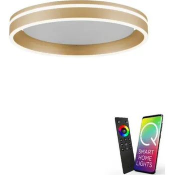 PAUL NEUHAUS, Q-VITO, LED stropní svítidlo, pr. 40 cm, matná mosaz ZigBee 2700-5000K
