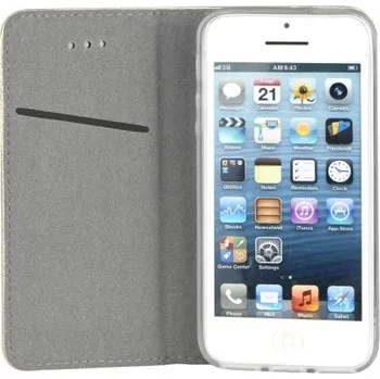 Pouzdro na mobilní telefon Flipové pouzdro Smart Magnet pro Samsung Galaxy A42 5G, zlatá