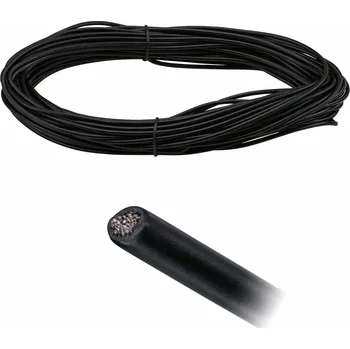 Bodové svítidlo PAULMANN Lankový systém lanko Corduo 20m 2,5qmm černá