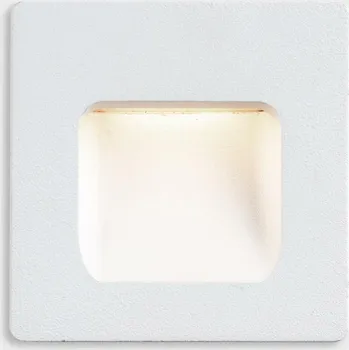 Bodové svítidlo KOHL-Lighting AGATAR zapuštěné svítidlo do zdi 70x70 mm bílá 3 W CRI 80 3000K Non-Dimm