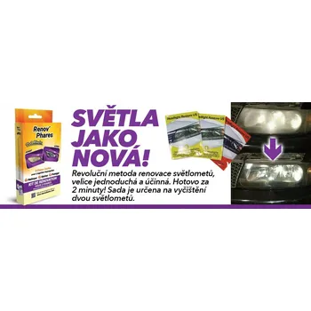 RENOV PHARES - Sada na chemickou renovaci světlometů, RP3000