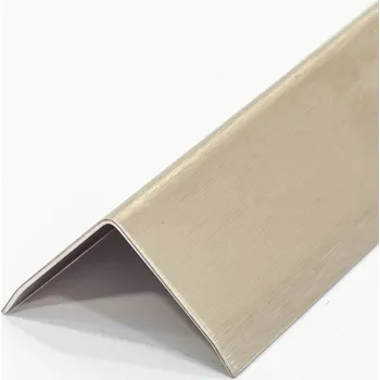 Stavební profil Ochranný roh 30x30 mm 1.5m kartáčovaná nerez chemická (Ochranný profil na roh zdi)