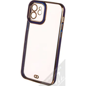 Pouzdro na mobilní telefon 1Mcz Angel Eyes TPU ochranný kryt pro Apple iPhone 12 tmavě modrá (navy blue)