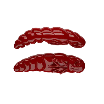 Umělá nástraha Gumová nástraha Libra Lures Largo 35mm Red 021 Cheese (10ks)