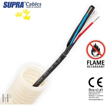 Příslušenství ke zvukové technice SUPRA MB01/H SLIM LINE FRHF (2-žilový, nízkošumový linkový / mikrofonní kabel v metráži, cena za 1m)