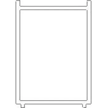 Rozšiřovací profil ke sprchovým dveřím SAT TEX černý NDTEXROZP195C