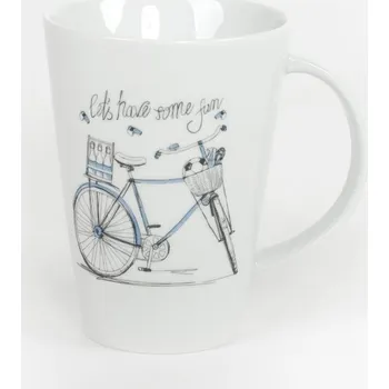 Hrnek 350ml MONZA-PÁN.KOLO, čes.porcelán