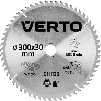 Pilový kotouč VERTO Pilový kotouč 300x30mm 60 zubů