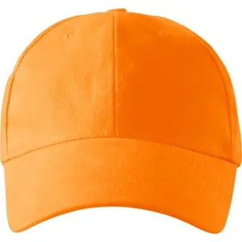 Kšiltovka 6P čepice unisex tangerine orange uni