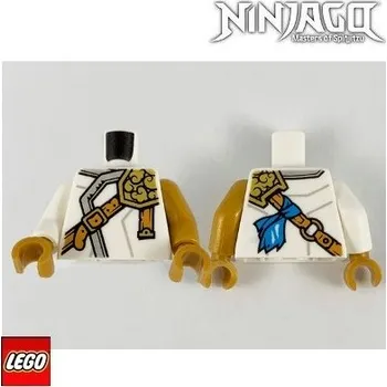 Stavebnice LEGO LEGO® Dílky na figurky LEGO Tělo potištěné / bílé / Torso NINJAGO 973pb3987c01