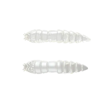 Umělá nástraha Gumová nástraha Libra Lures Kukolka 42mm Silver Pearl 004 Cheese (10ks)