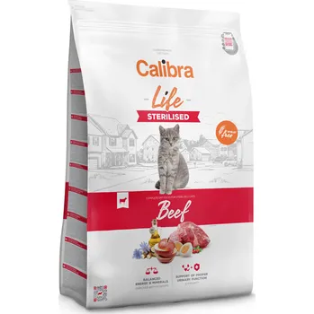 Krmivo pro kočku Calibra Life Cat Adult Sterilised Beef