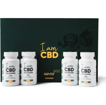 CBD I am CBD Saver box - 4x Full Spectrum CBD kapsle 30 ks