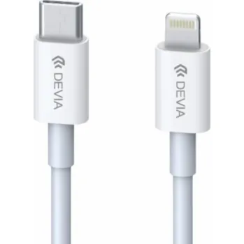 Kabel Devia Smart Series PD pro Typ-C to Lightning (MFI) 18W bílý