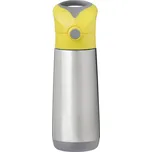 b.box Termoska s brčkem 0,5 l Barvy: žlutá/šedá