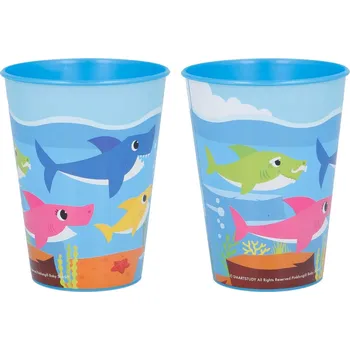STOR Plastový kelímek Baby Shark / hrnek Baby Shark 260 ml