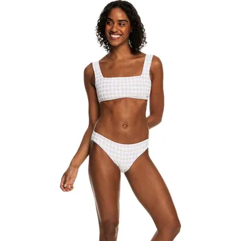 Dámské plavky plavky Roxy Check It Bralette - PNG0/Purple Rose XS