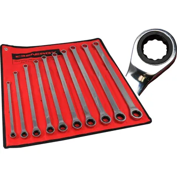 Nářadí pro automobil Sada očkových klíčů s ráčnou dlouhé ENERGY NE00489