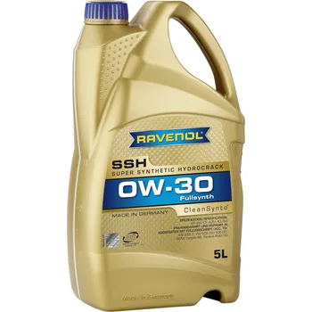 Auto-moto RAVENOL SUPER SYNTHETIC HYDROCRACK SSH 0W-30 CleanSynto® 5L (Syntetický motorový olej Ravenol Super Synthetic Hydrocrack SSH 0W-30)