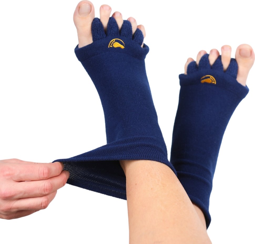HAPPY FEET Adjustační ponožky NAVY EXTRA STRETCH vel.S (vel. 35-38)
