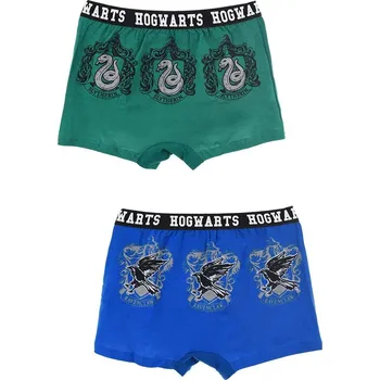 Boxerky Dvojbalení boxerek Harry Potter - modrá/zelená Velikost: 116/128