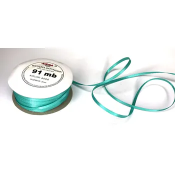 Stuha Stuha saténová jednolící, WS8066, šíře 3 mm / balení 91 m