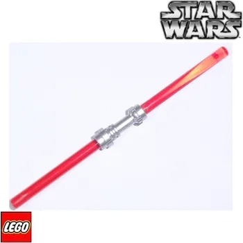 Stavebnice LEGO LEGO® Příslušenství k figurkám LEGO LIGHTSABER II stříbrná rukojeť (star wars) Barva: Červená-Průhledná 64567 Světelný / laserový meč