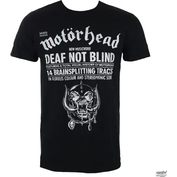 Pánské tričko Tričko metal pánské Motörhead - Deaf Not Blind - ROCK OFF - MHEADTEE44MB - XL