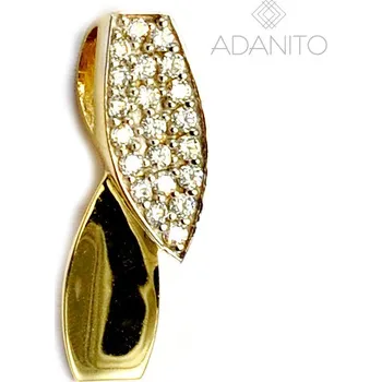 Přívěsek Zlatý přívěsek se zirkony