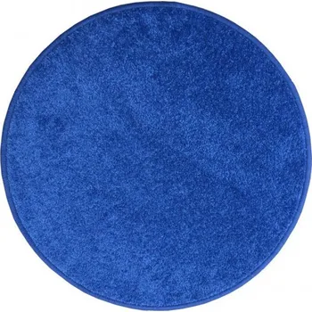 Koberec Vopi Kusový koberec Eton modrý kruh (Varianta: Kulatý 160 cm průměr)