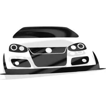 Samolepicí dekorace na vozidlo Samolepka Volkswagen Golf - 10x5.6