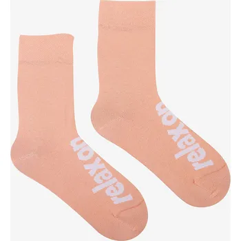 Bavlněné ponožky Coqui broskvové Relax On 35 - 38