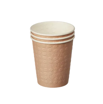 Jednorázové nádobí EcoPack Papírový kelímek jednovrstvý 0,3 l CTG O90 mm béžový Coffee Touch bal/50 ks Balení: 250