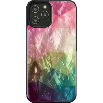 Pouzdro na mobilní telefon Pouzdro iKins pro Apple iPhone 12 Pro Max vodní květ černý