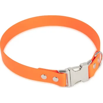 Obojek pro psa FIREDOG BioThane obojek Clip 25mm 44cm Barva: Oranžová
