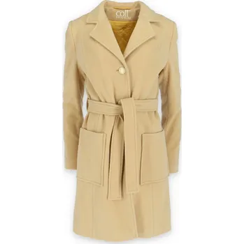 Dámský kabát Gepar Simona kabát flauš barva: žlutá okr., velikost: 42