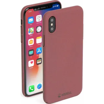 Pouzdro na mobilní telefon Krusell Sandby Cover Apple iPhone X/XS rust (61093)