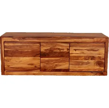 Televizní stolek Indický nábytek - TV stolek Tina s úložným prostorem 160x60x45 z masivu palisandr Only stain