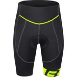 FORCE kraťasy FORCE B30 do pasu s vložkou,černo-fluo Velikost: XS