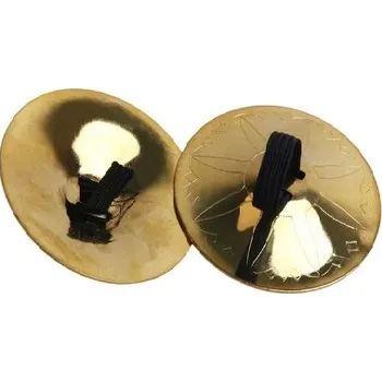 Indické činely - zlatá barva