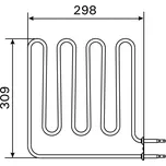Harvia Topné těleso, spirála pro saunová kamna BC60(E), BC60SE(A), 2000W/230V
