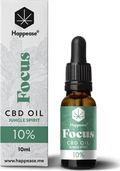CBD Happease Focus CBD olej 10 % 1000 mg 10 ml