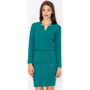 Dámské šaty Dámské zelené šaty M533 Velikost: XL