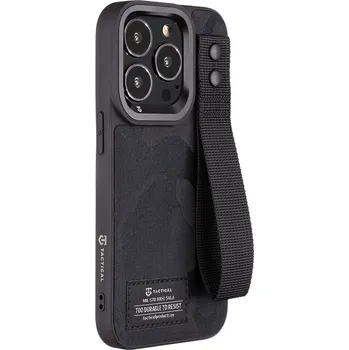 Telefonní příslušenství Zadní kryt Tactical Camo Troop Drag Strap pro Apple iPhone 14 Pro, černá